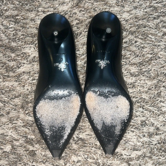 Black Prada pointed toe heels size 35 - Picture 12 of 12